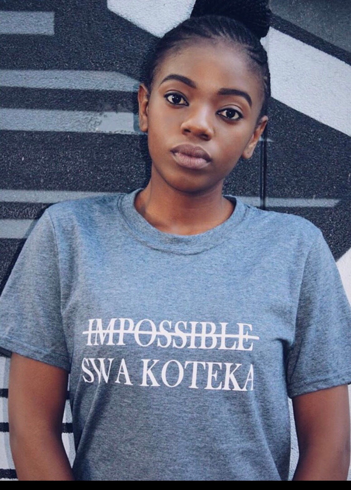 Grey Swa Koteka T-shirt